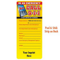 Emergency Phone Numbers E-Z Stick Glancer